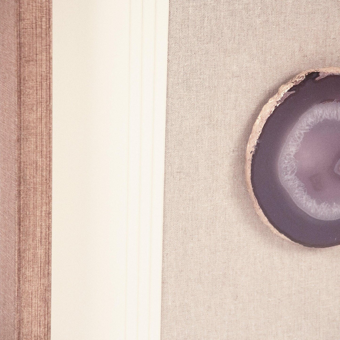 Purple Geode Acrylic Wall Art ZEN55207B FredCo