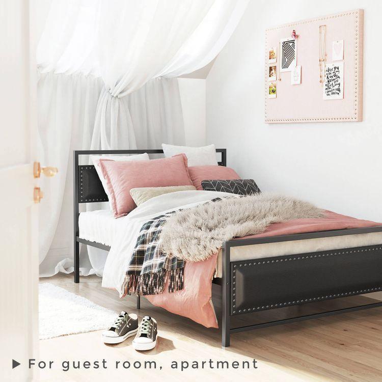 Queen Metal Bed Frame with Headboard FredCo