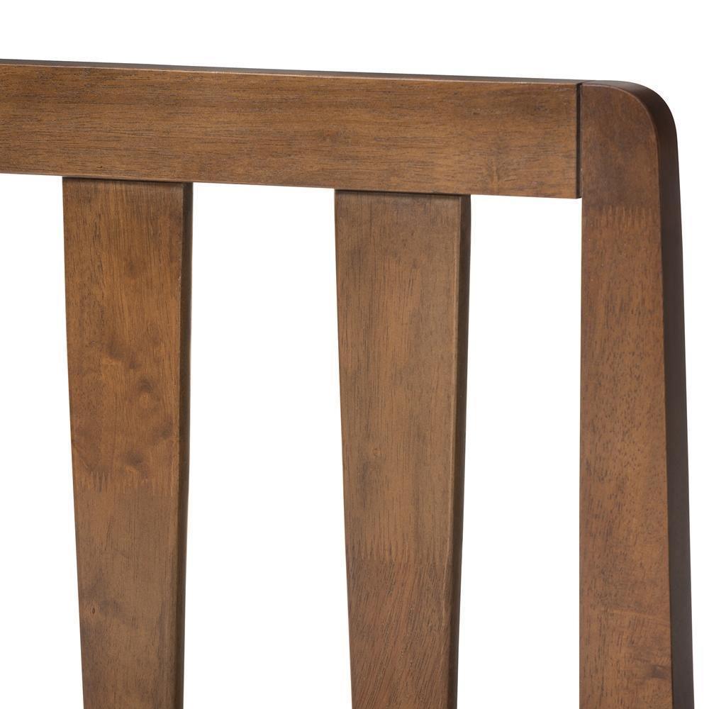 Raurey Modern and Contemporary Walnut Finished Queen Size Storage Platform Bed FredCo