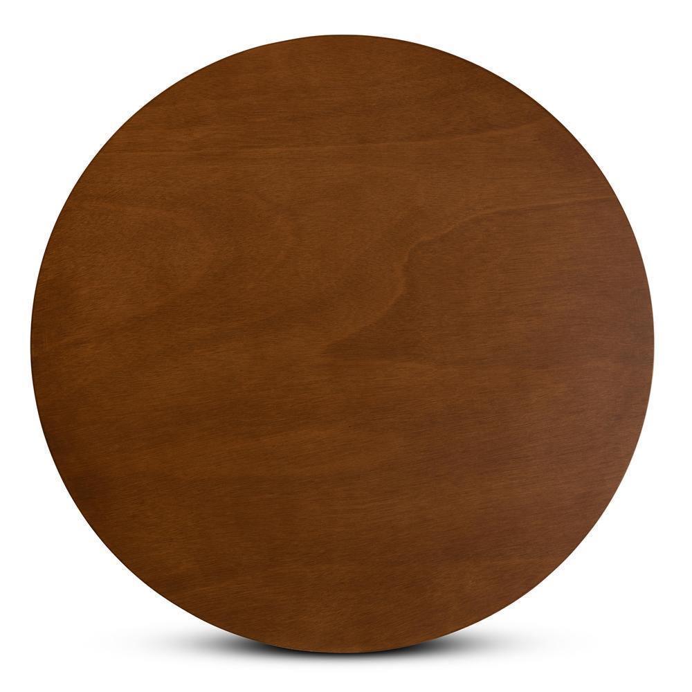 Rava Modern and Contemporary Walnut Brown Finished Wood 5-Piece Dining Set FredCo