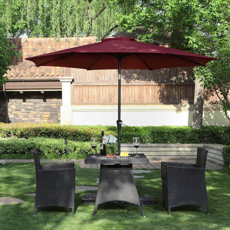 Red Patio Umbrella FredCo