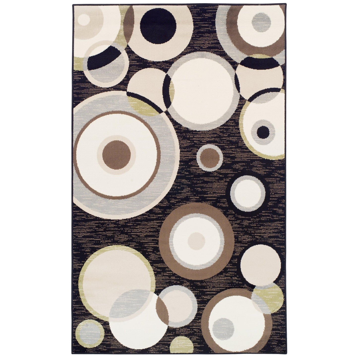 Ringoes Modern Geometric Circles Rug FredCo
