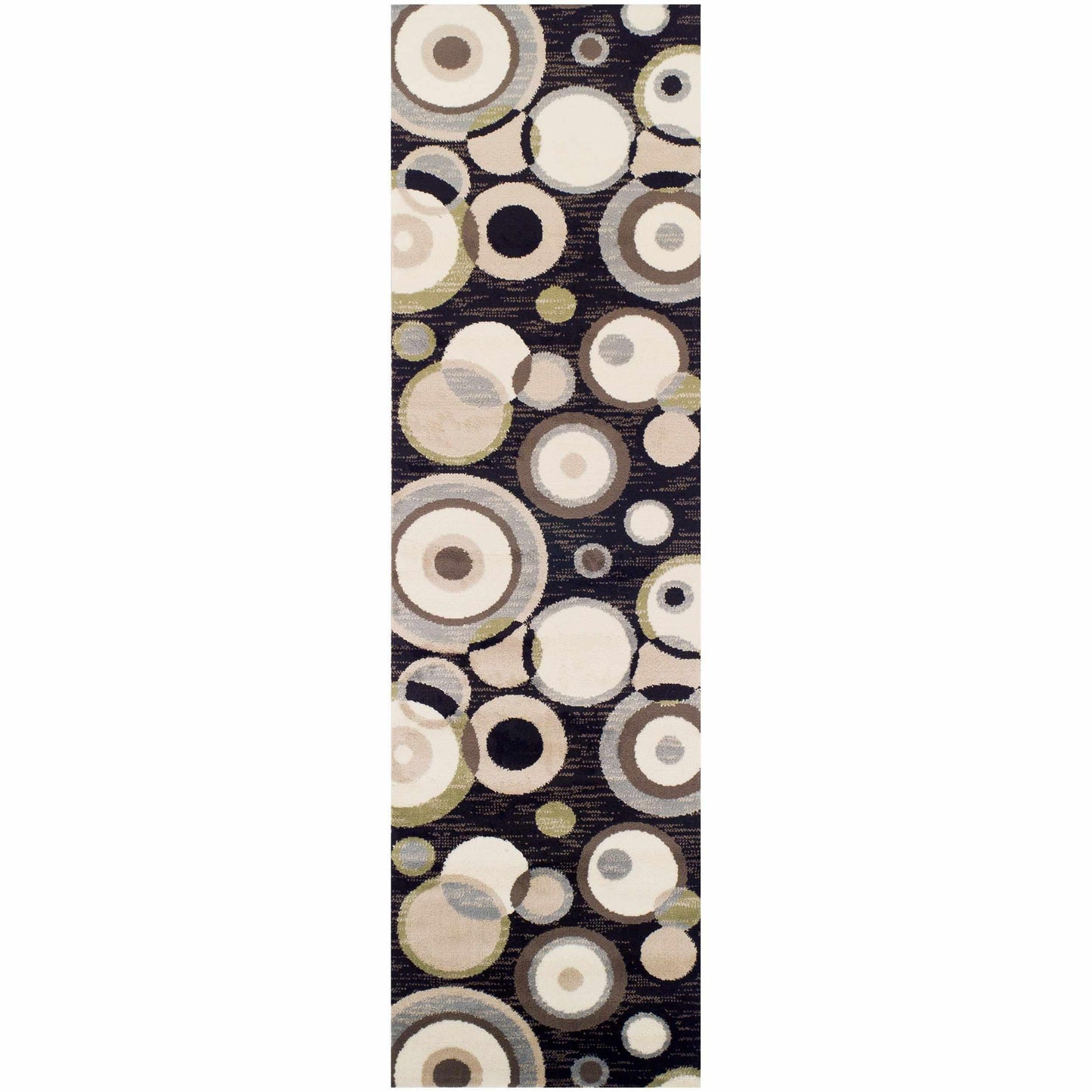 Ringoes Modern Geometric Circles Rug FredCo