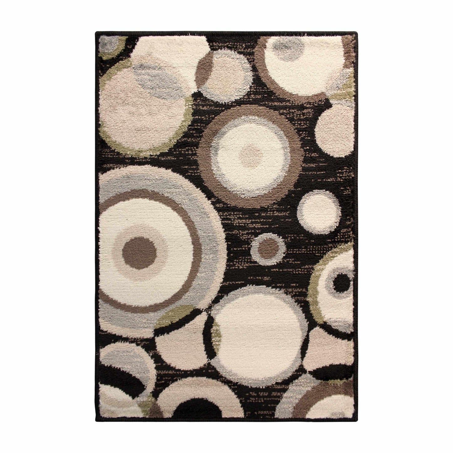 Ringoes Modern Geometric Circles Rug FredCo