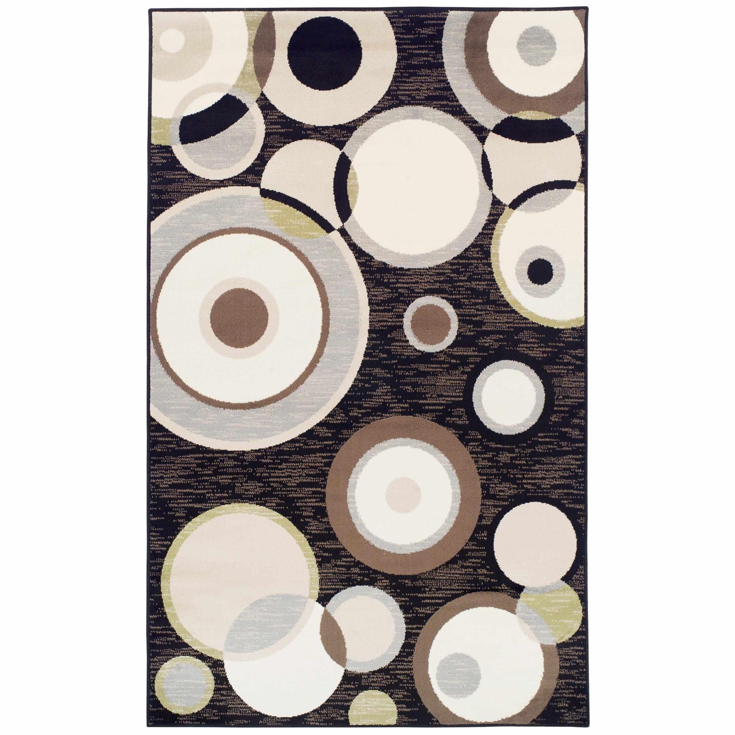 Ringoes Modern Geometric Circles Rug FredCo