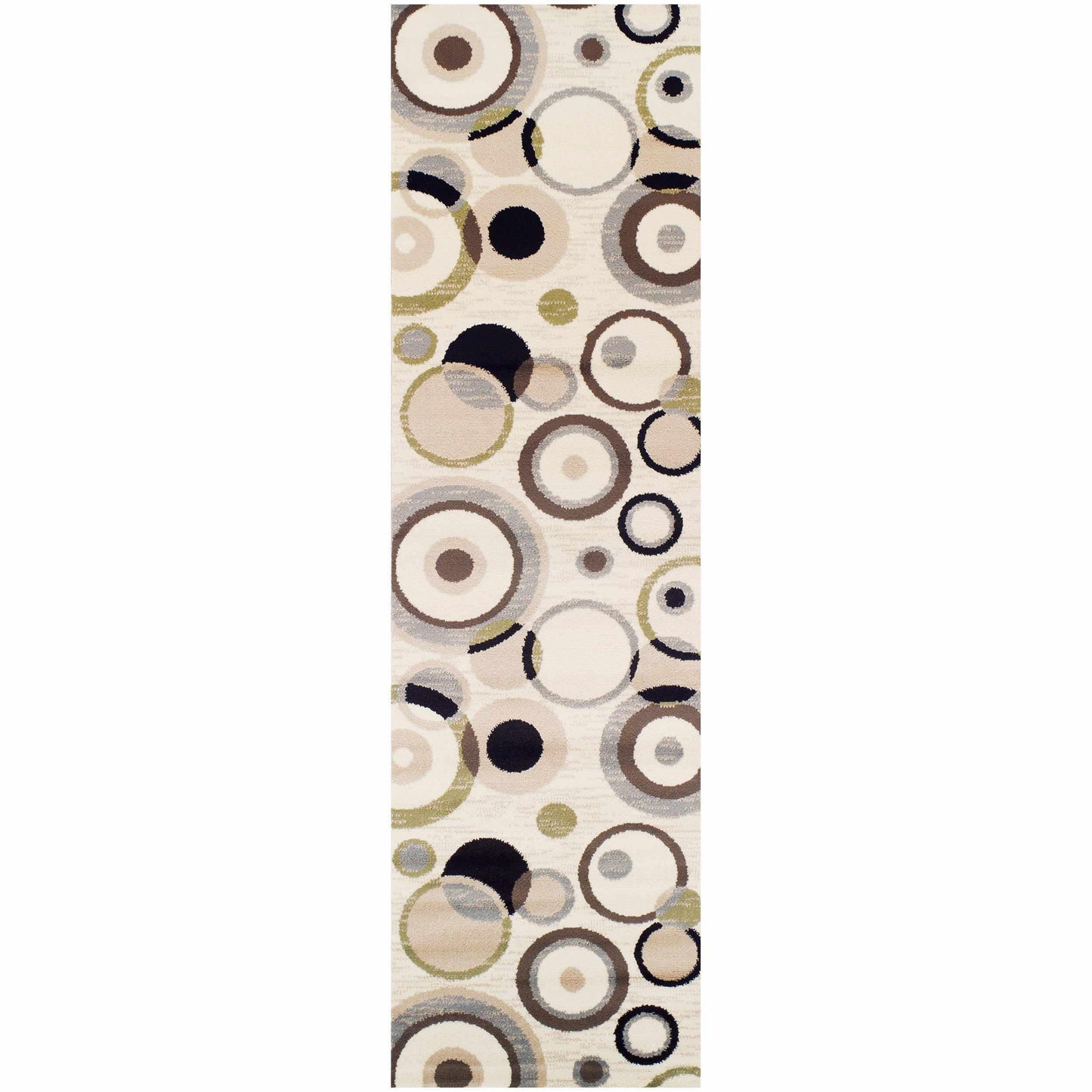 Ringoes Modern Geometric Circles Rug FredCo