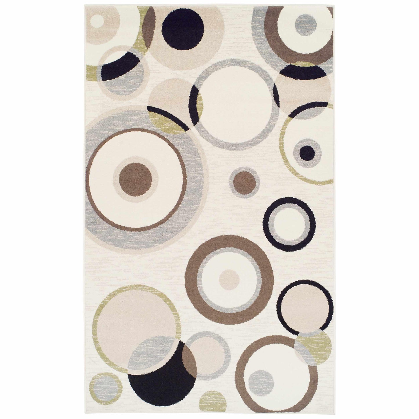 Ringoes Modern Geometric Circles Rug FredCo