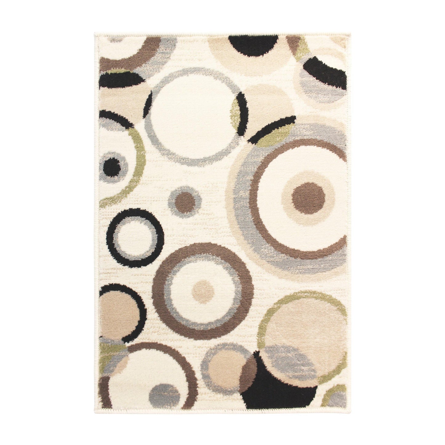 Ringoes Modern Geometric Circles Rug FredCo