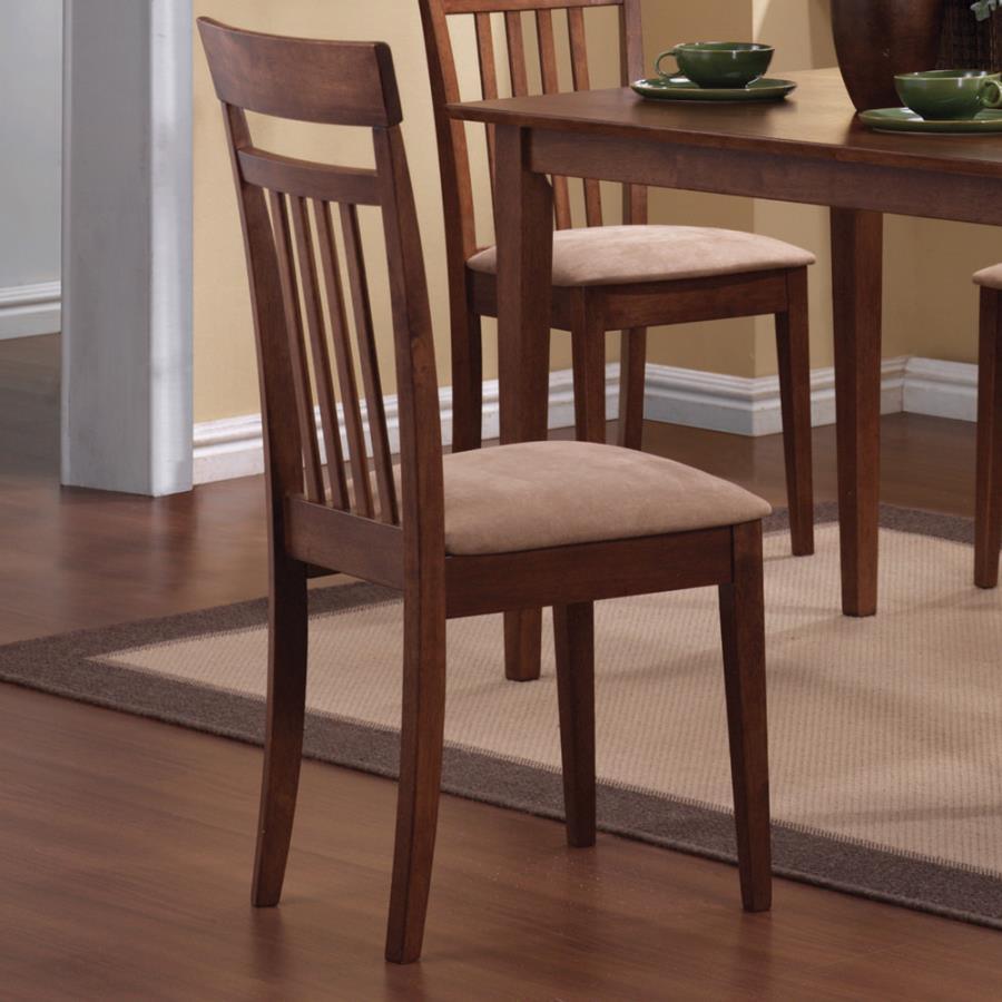 Robles 5-piece Dining Set Chestnut and Tan 150430 Coaster FredCo
