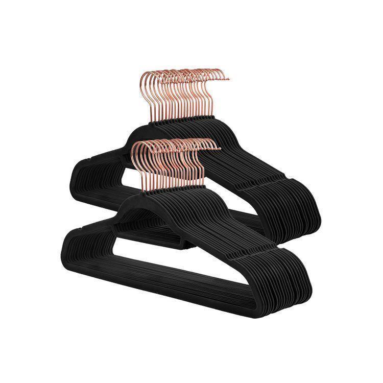 Rose Gold Velvet Hangers FredCo