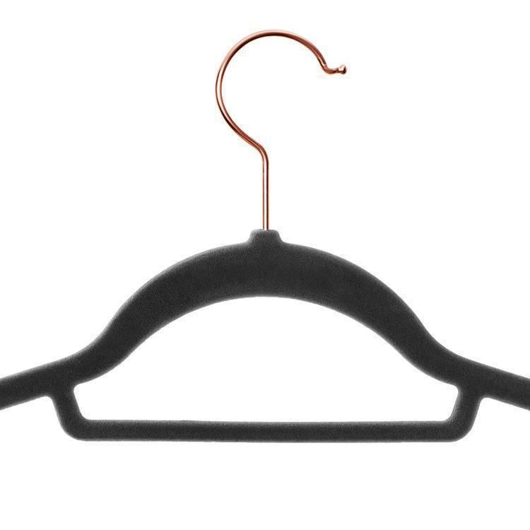 Rose Gold Velvet Hangers FredCo