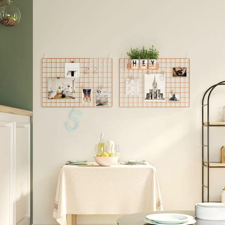 Rose Gold Wall Grid Panel FredCo