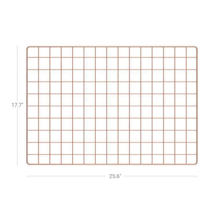 Rose Gold Wall Grid Panel FredCo