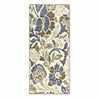 Roselyn Non-Slip Foldable Floral Machine-Washable Rug FredCo