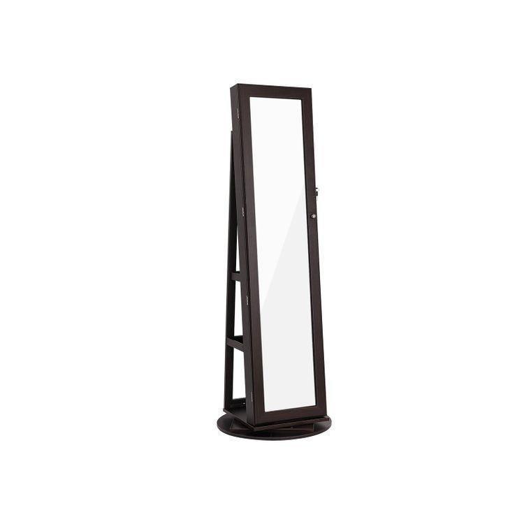 Rotatable Mirror Jewelry Armoire FredCo
