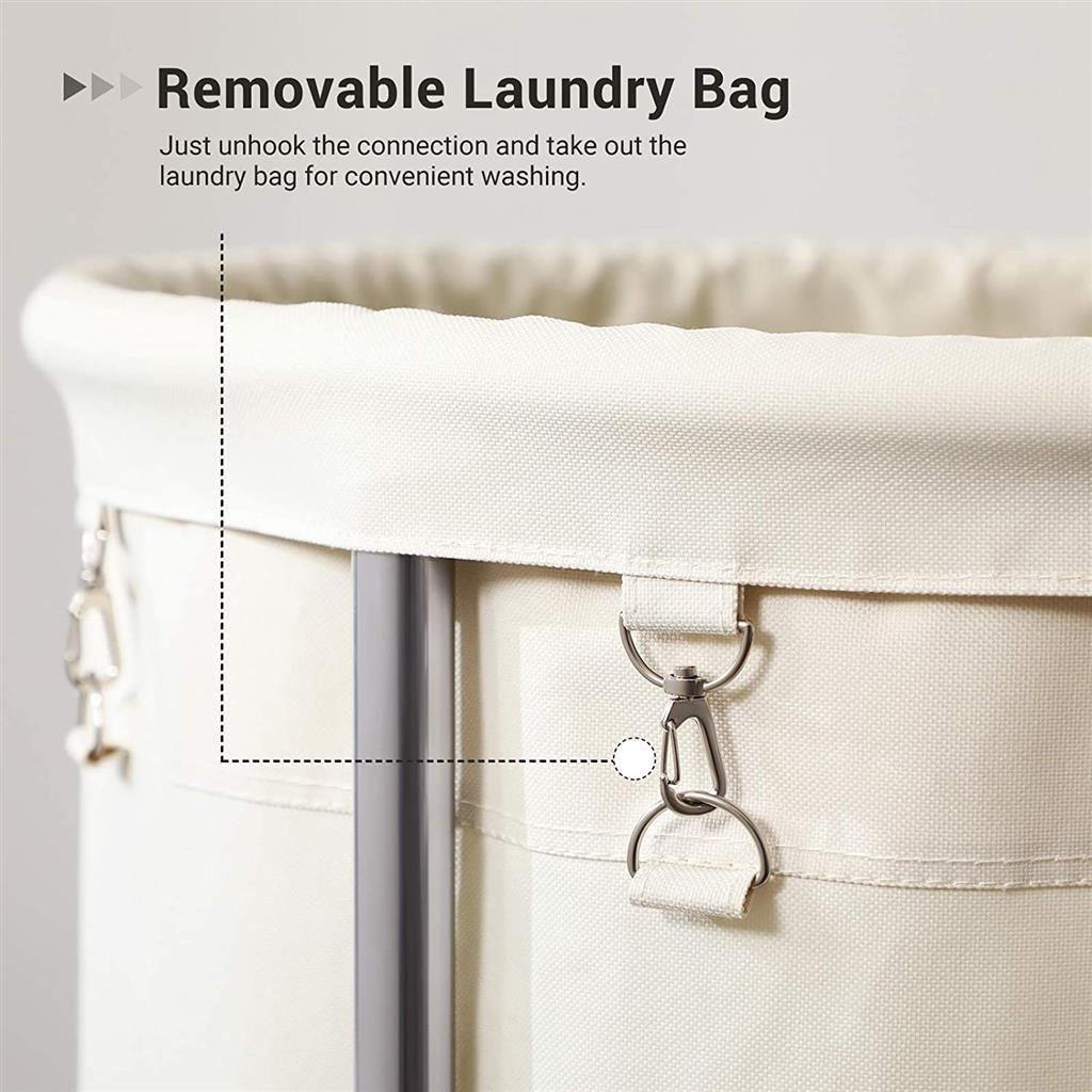 Round Laundry Cart FredCo