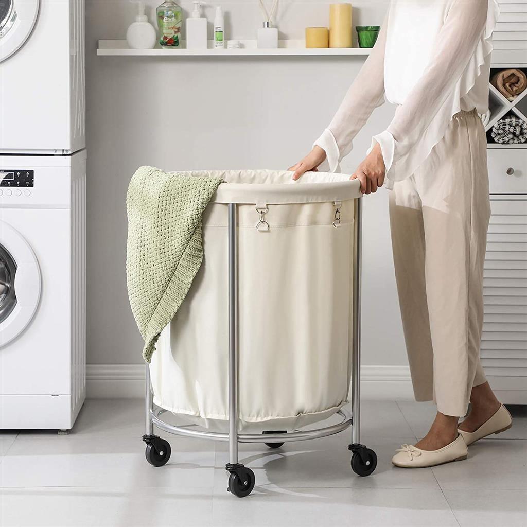 Round Laundry Cart FredCo