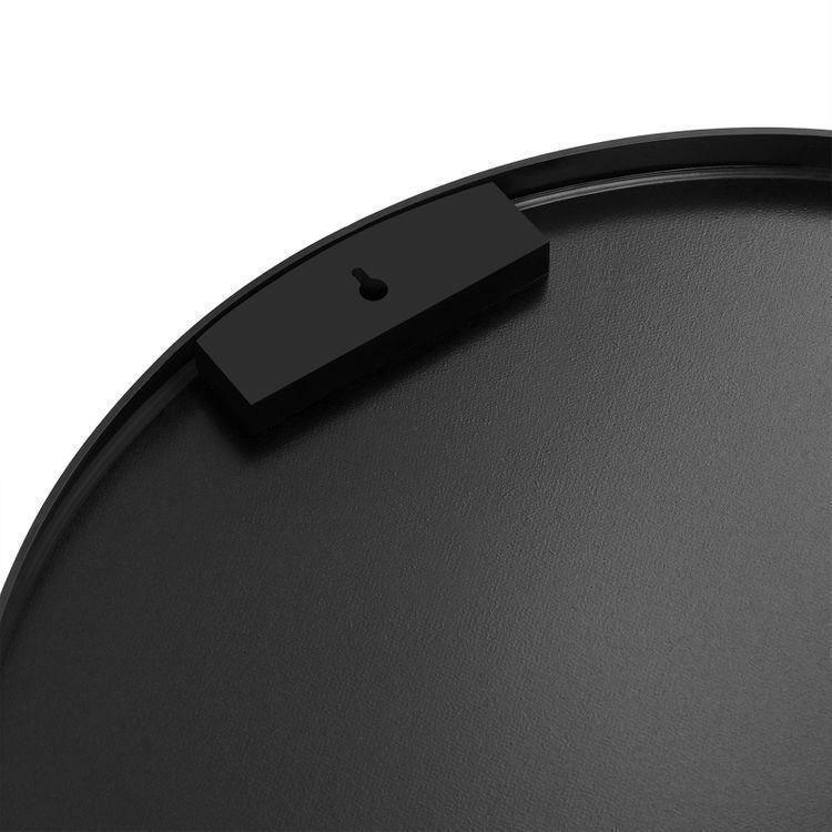 Round Wall Mirror Black FredCo