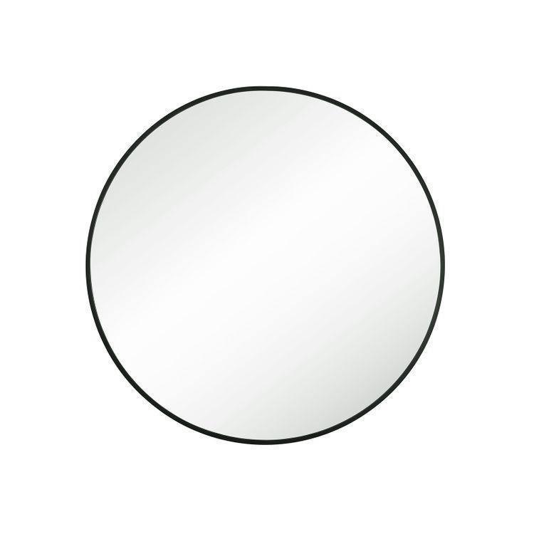 Round Wall Mirror Black FredCo