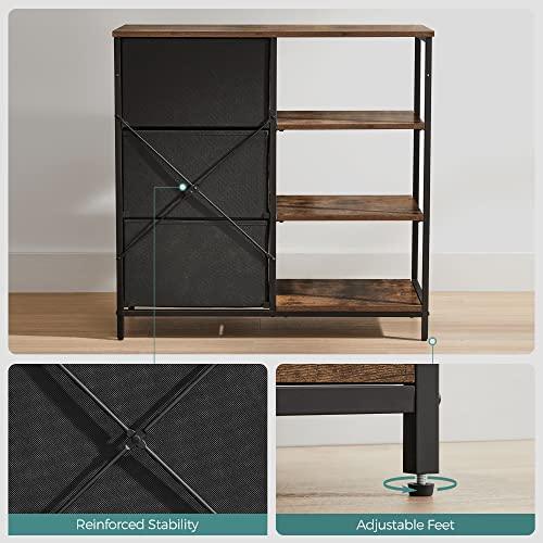 Rustic Brown Storage Cabinet and Sideboard FredCo