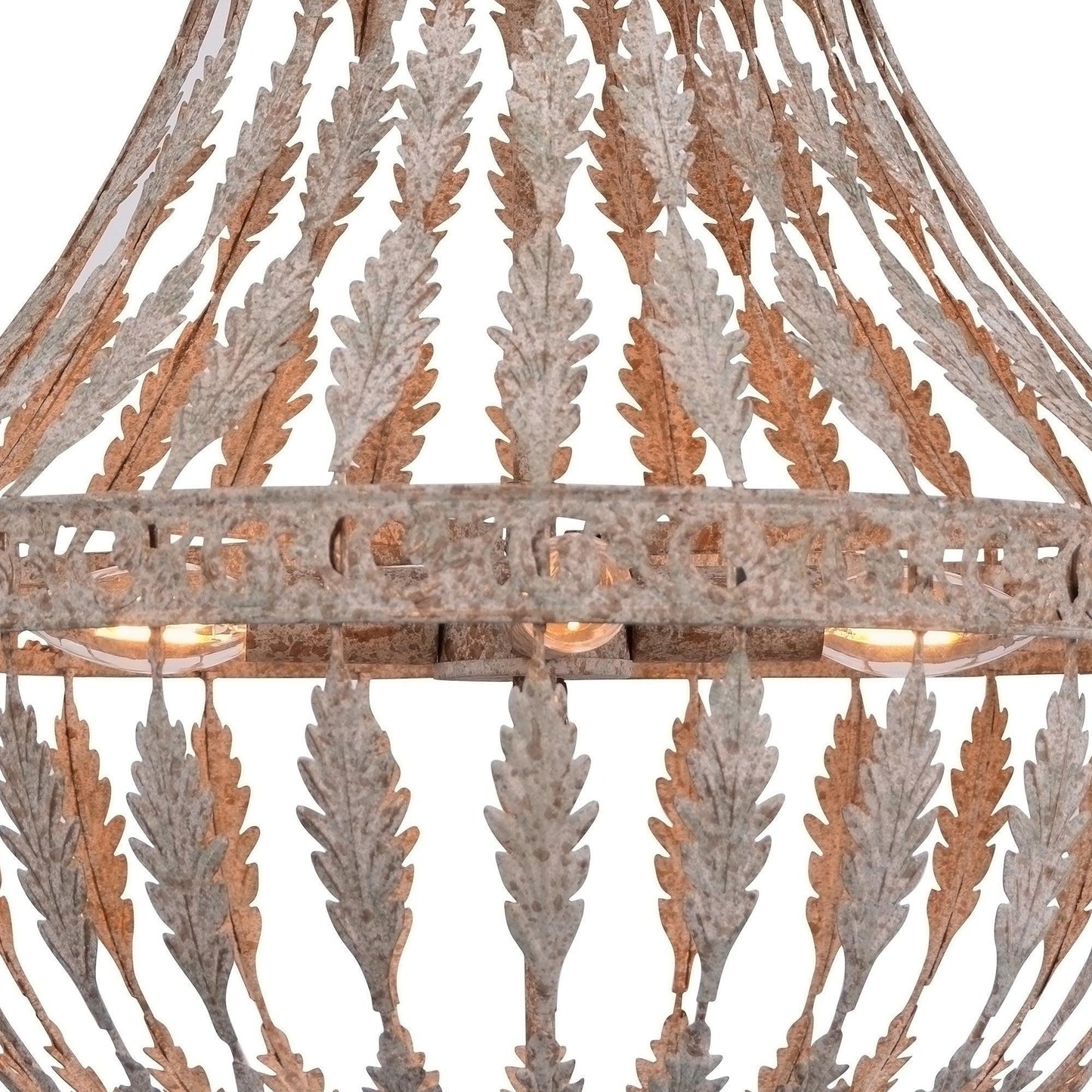 Rustic Empire Chandelier ZD6516-4GCG FredCo