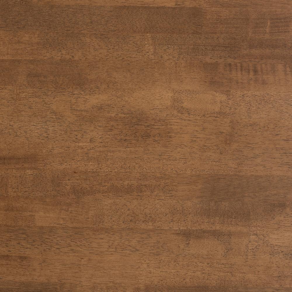 Rylie Traditional Transitional Mission Style Walnut Brown Finished Rectangular Wood Coffee Table FredCo