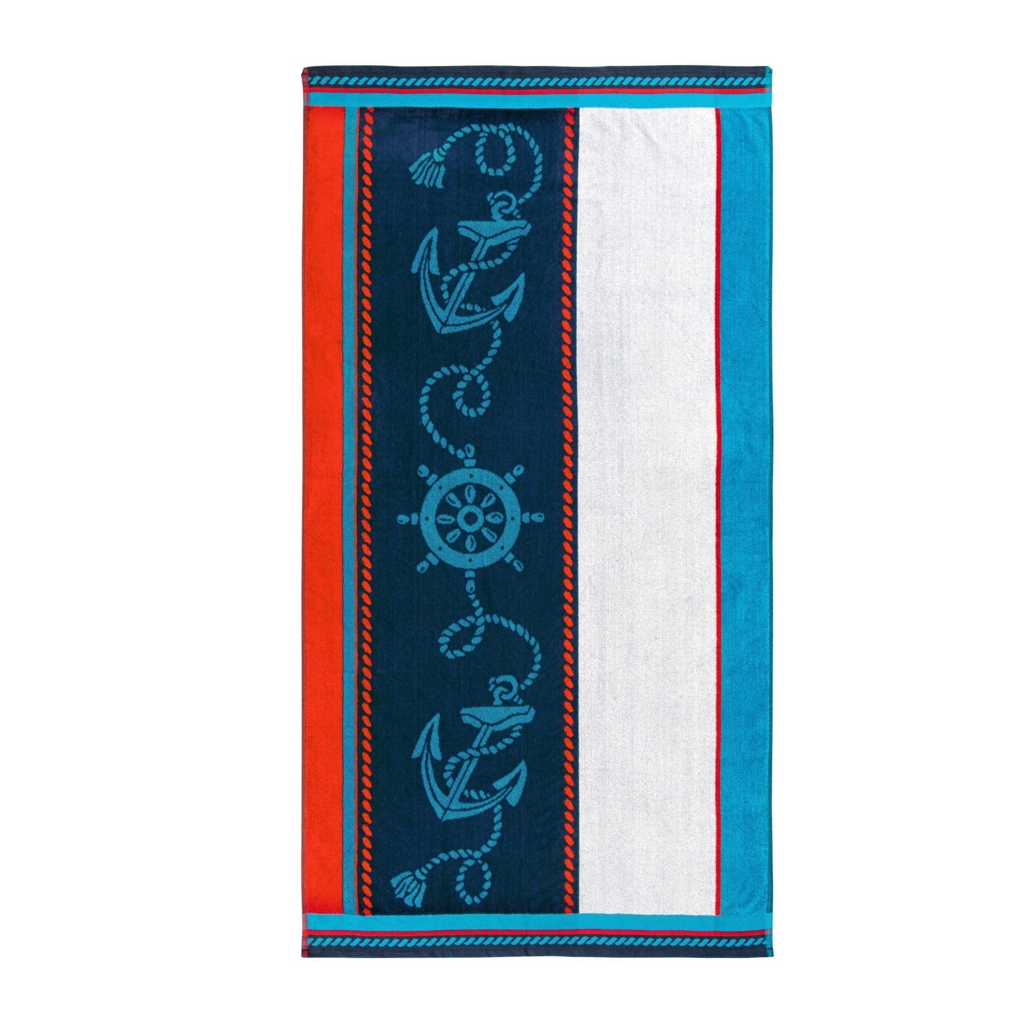 Sailing Egyptian Cotton Oversized Beach Towel Set, 2-Pieces FredCo