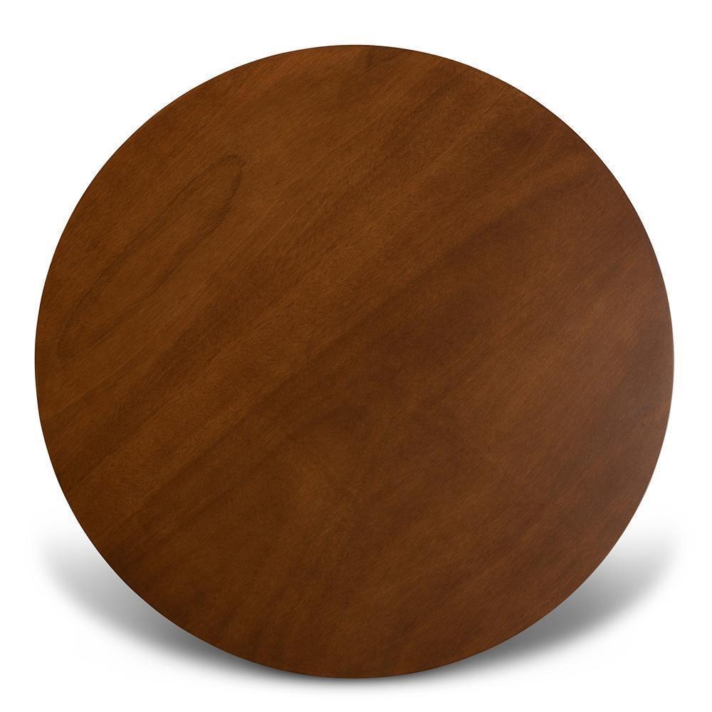Sandra Modern and Contemporary Grey Fabric Upholstered and Walnut Brown Finished Wood 5-Piece Dining Set FredCo