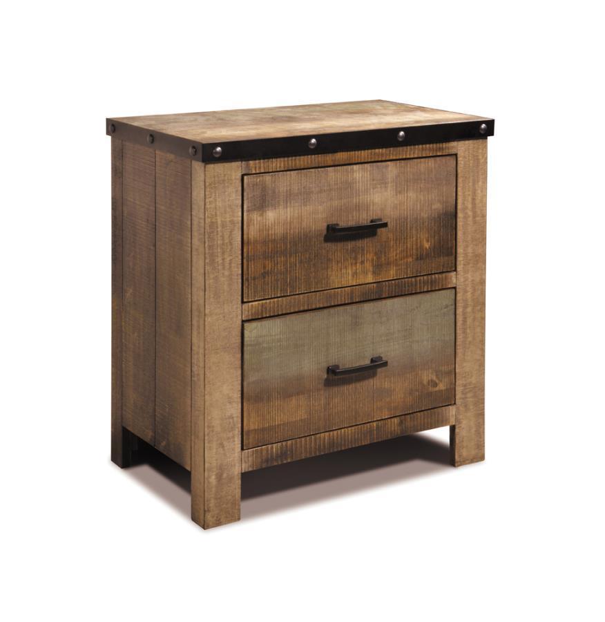 Sembene Bedroom Set Multicolor and Antique Multi Coaster California King, 4 Piece FredCo