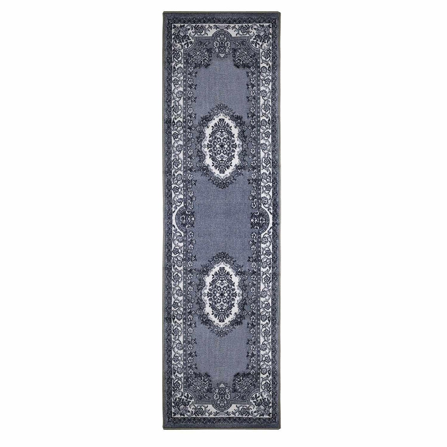 Seraphina Non-Slip Foldable Vintage Floral Rug FredCo