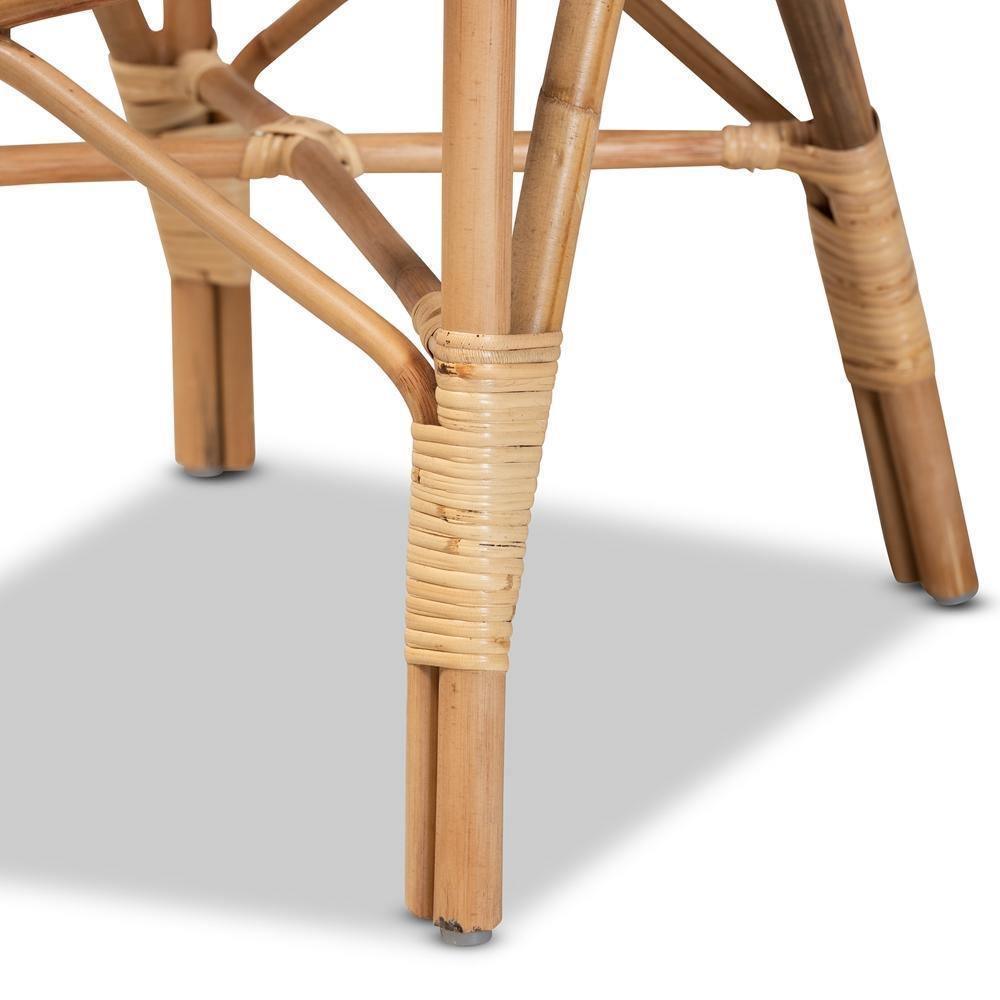 Sheraton Modern and Contemporary Natural Finished Rattan Armchair FredCo