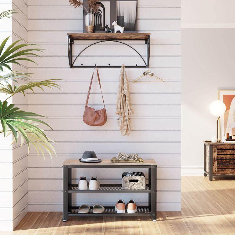 Shoe Shelf with Seat FredCo