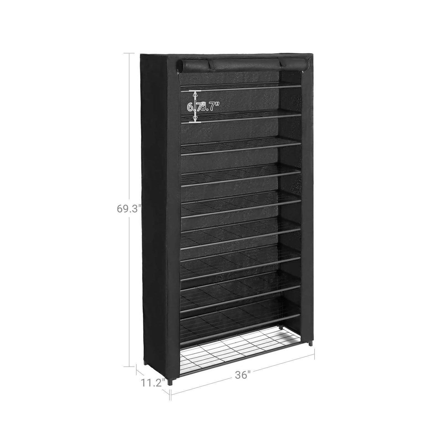 Shoe Storage with Dust Cover FredCo