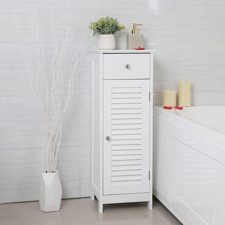 Shutter Door Bathroom Cabinet 34" High FredCo