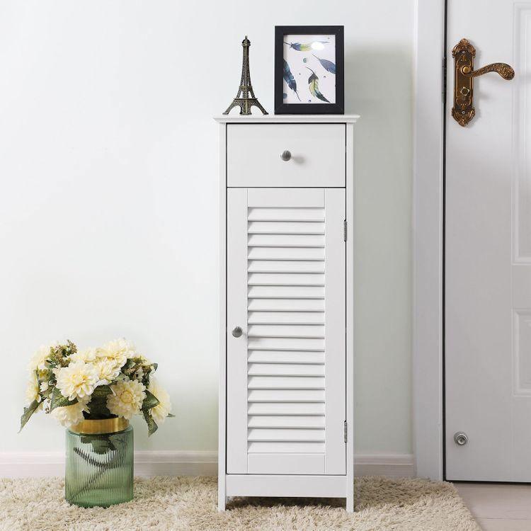 Shutter Door Bathroom Cabinet 34" High FredCo
