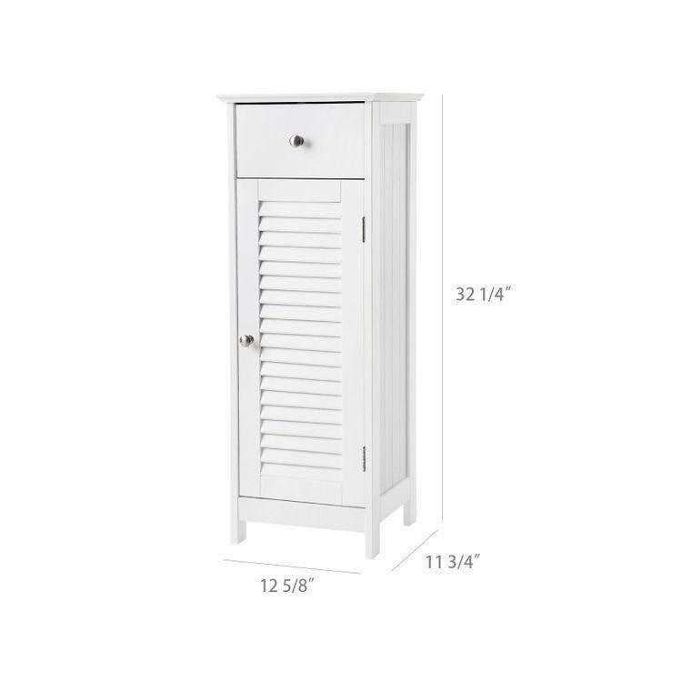 Shutter Door Bathroom Cabinet 34" High FredCo