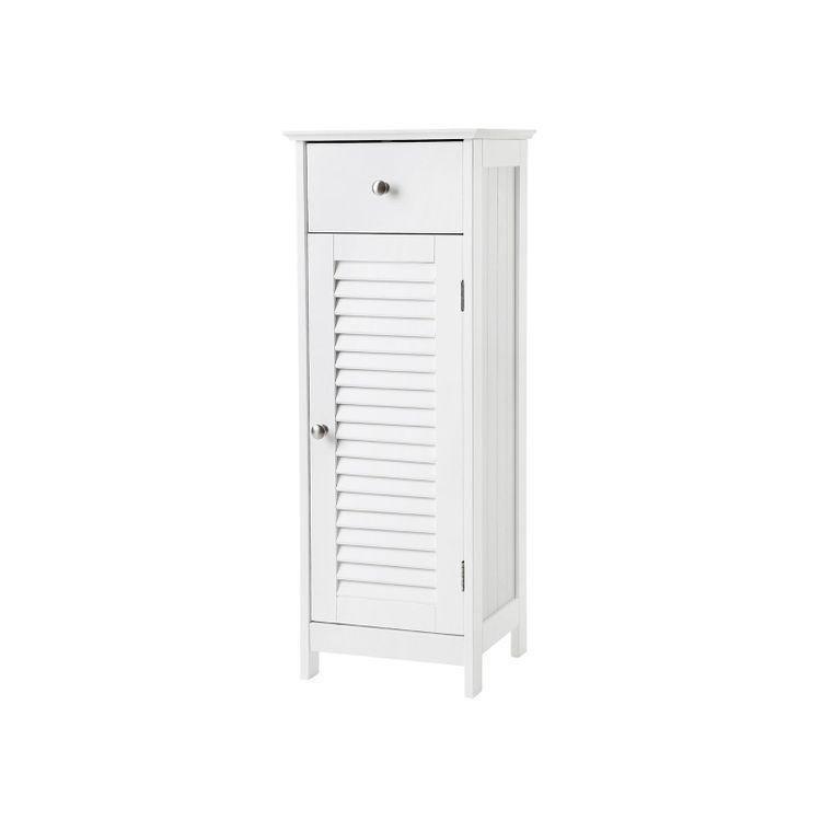 Shutter Door Bathroom Cabinet 34" High FredCo