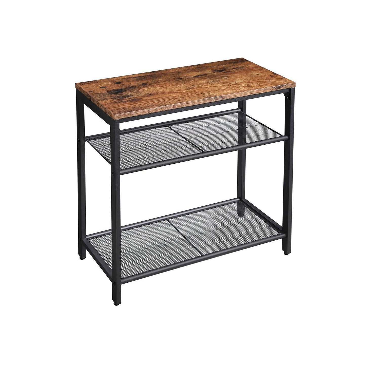 Side Table Rustic Brown FredCo