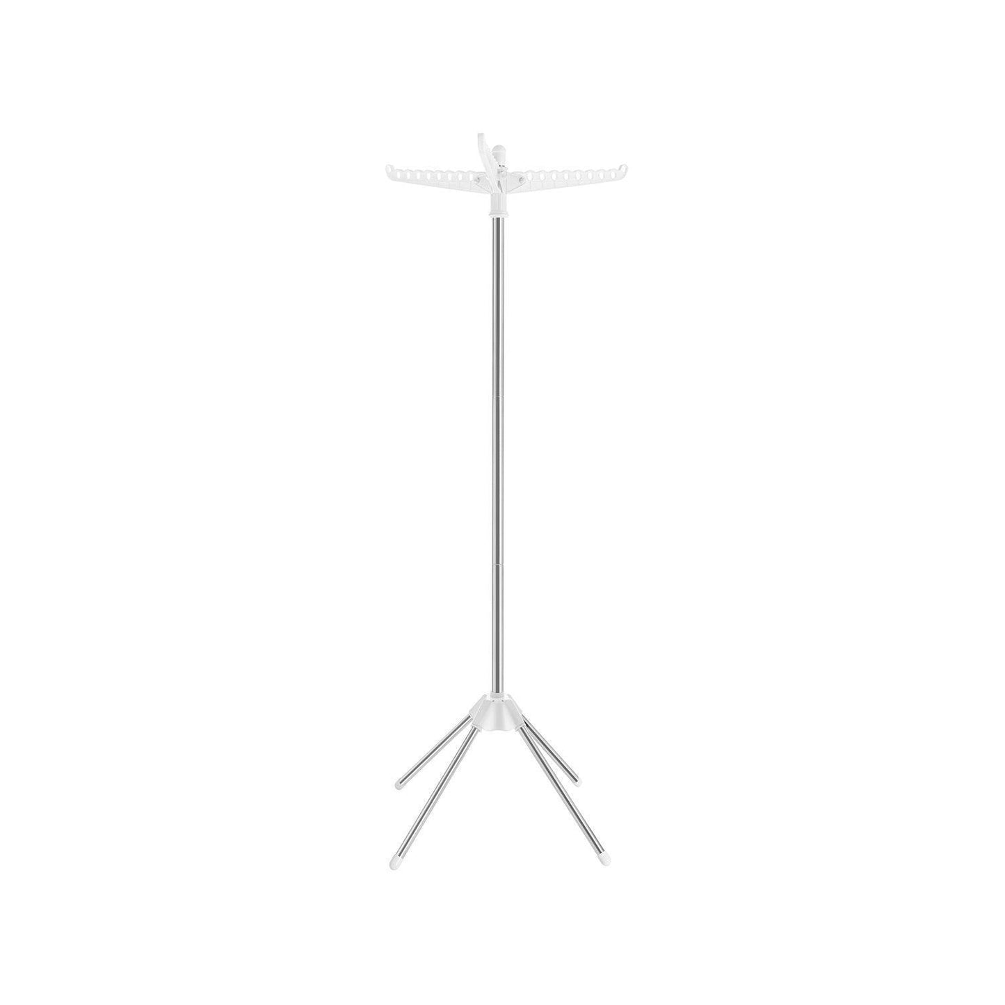 Silver Clothes Drying Rack with Rotary Arms FredCo