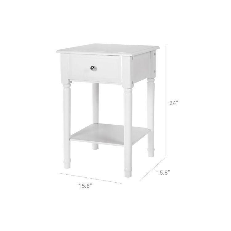 Single Drawer Corner Table FredCo