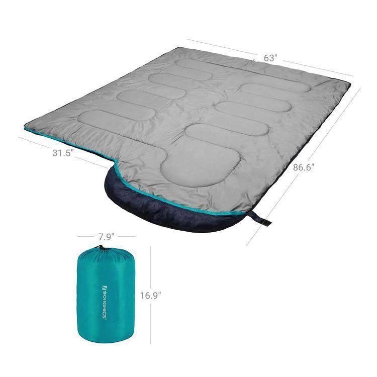 Sleeping Bag Navy Blue and Lake Blue FredCo