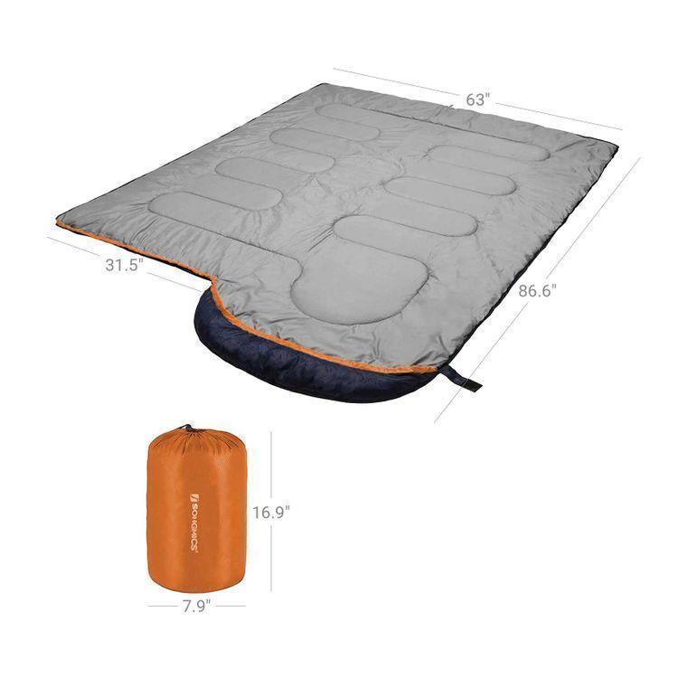 Sleeping Bag Navy Blue and Orange FredCo