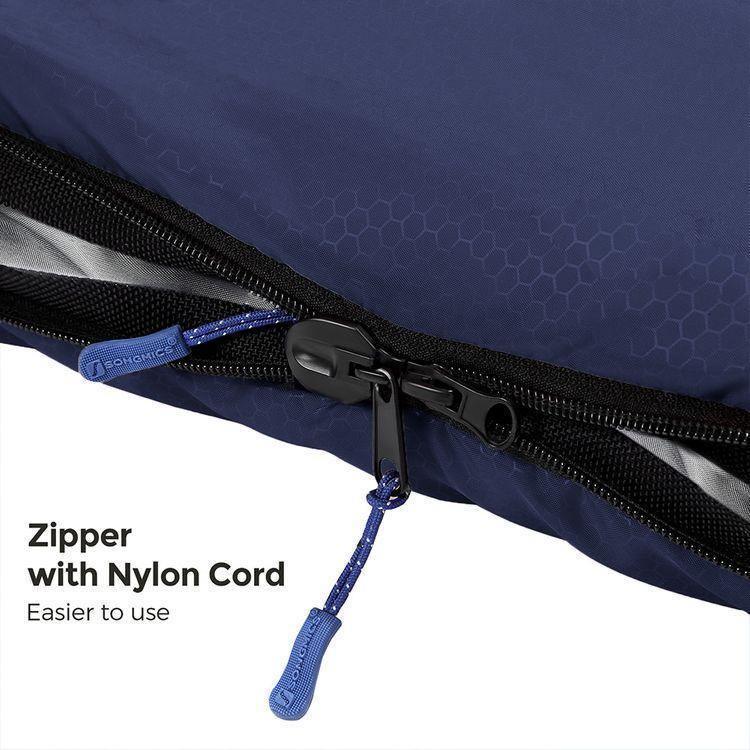 Sleeping Bag Navy Blue and Royal Blue FredCo