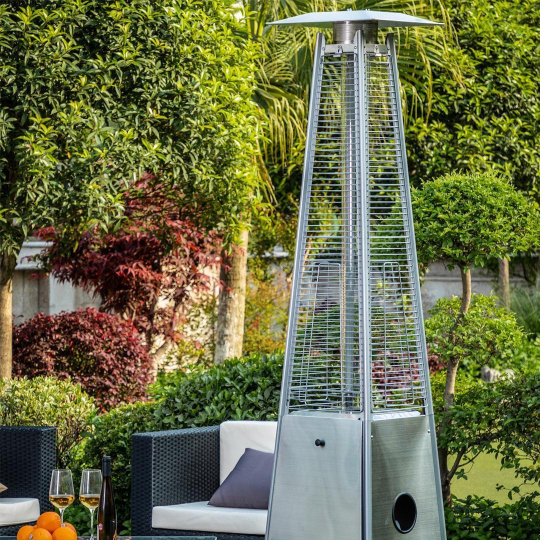 Stainless steel Outdoor Flame Heater, stainless steel CAPH-GT-SS FredCo