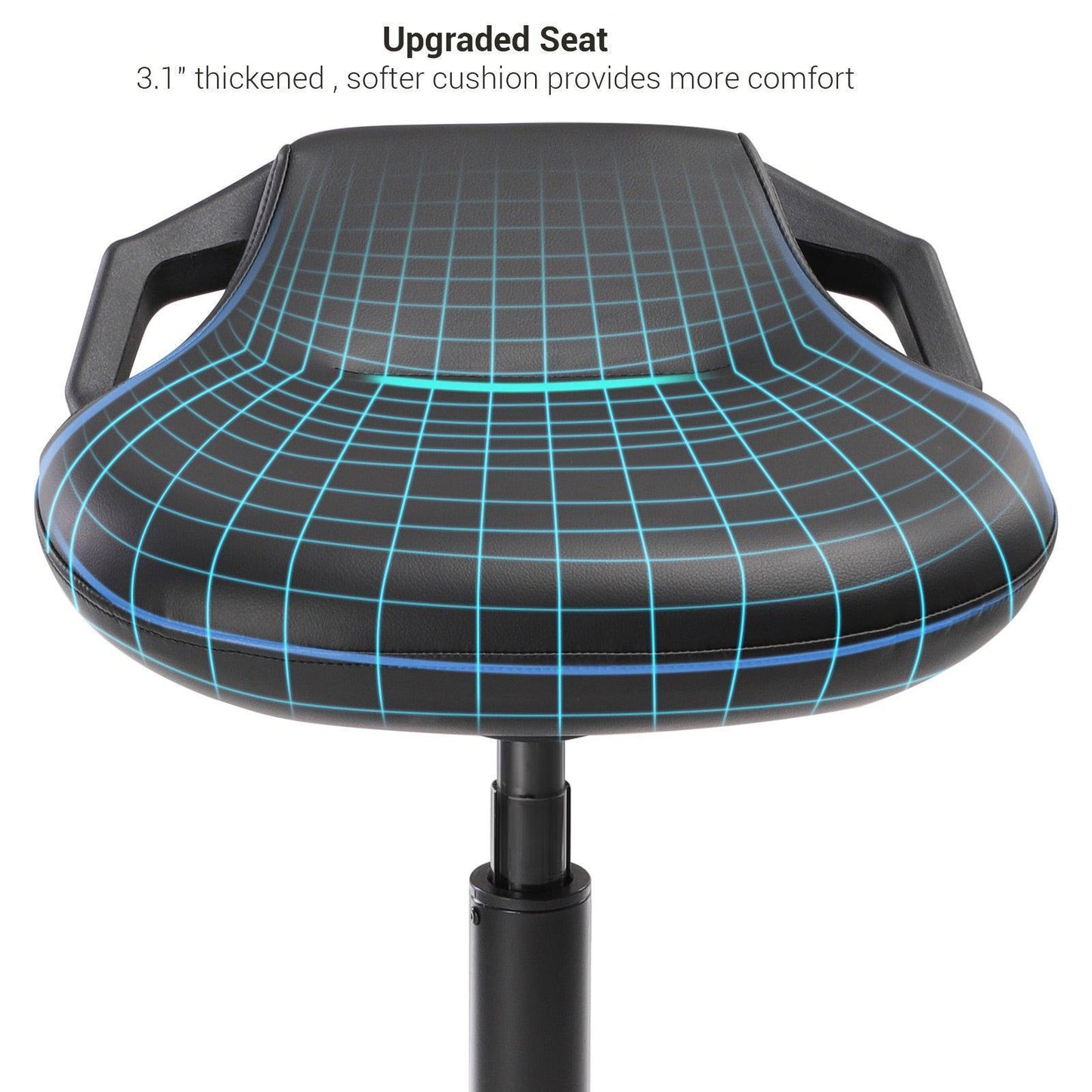 Standing Desk Chair, 23.6 - 33.3 Inches, Black FredCo