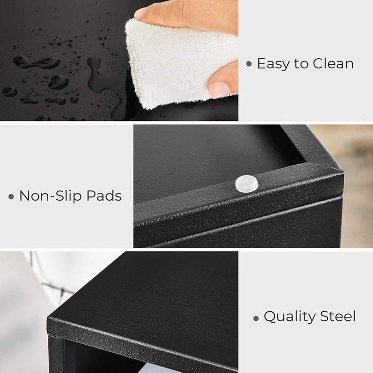 Steel Printer Stand Matte Black FredCo