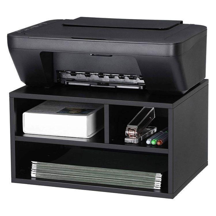 Steel Printer Stand Matte Black FredCo