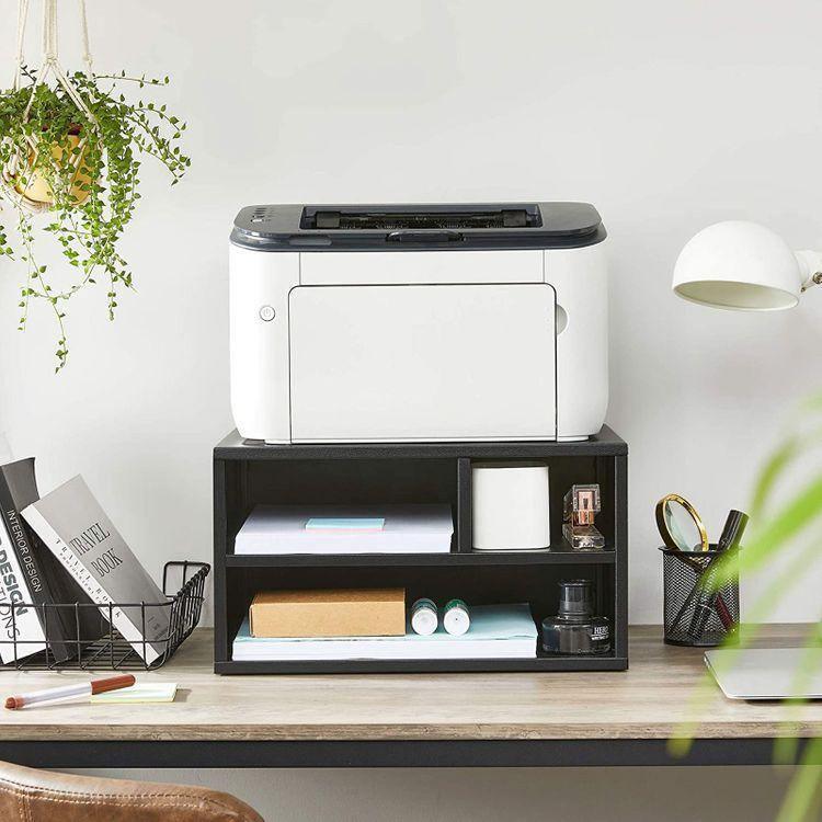 Steel Printer Stand Matte Black FredCo