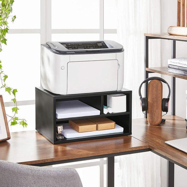 Steel Printer Stand Matte Black FredCo