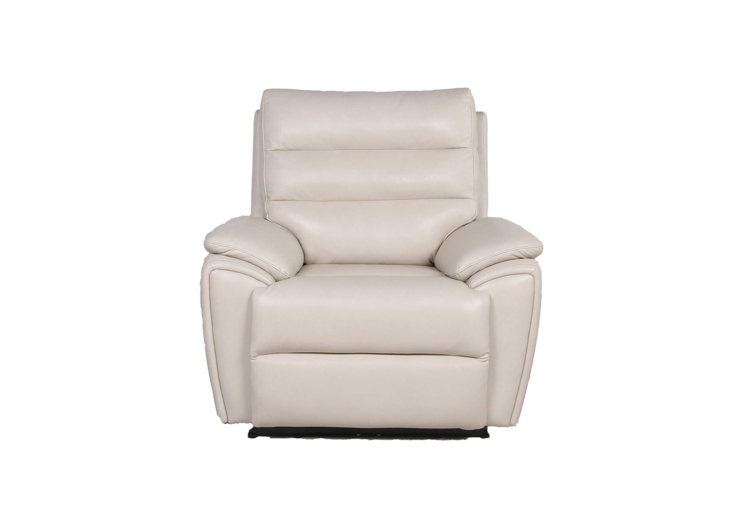 Steve Silver Contemporary Ivory Leather Reclining Chair DU850C FredCo